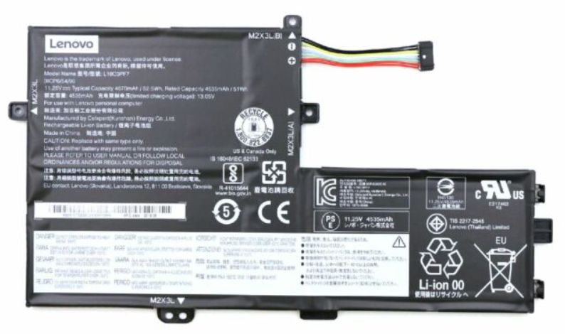 Lenovo Notebook-Akku – für Lenovo Laptops (FRU 5B10T09095) – 52,5 Wh, 11,25 V, 3 Zellen