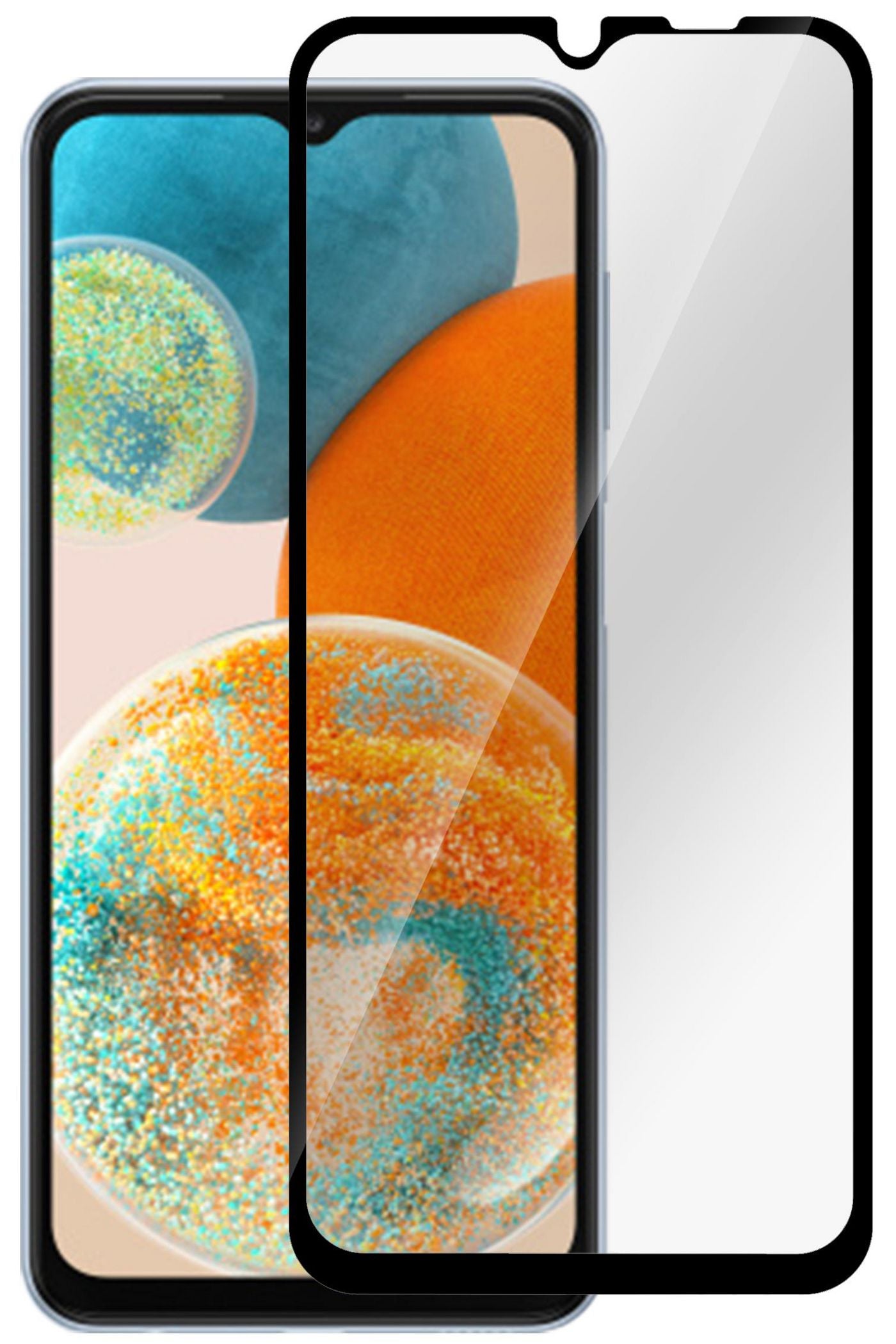 eSTUFF Privacy-Filter (Panzerglas), Full Cover – für Galaxy A23/A23 5G