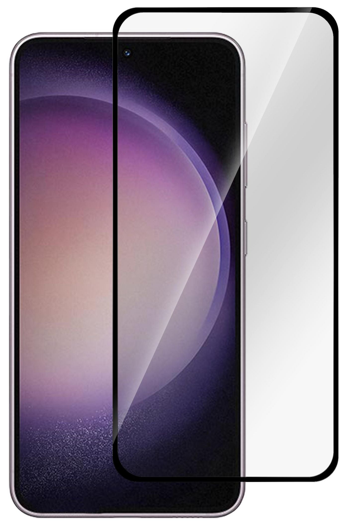 eSTUFF Displayschutz (Panzerglas), Full Cover – für Galaxy S23
