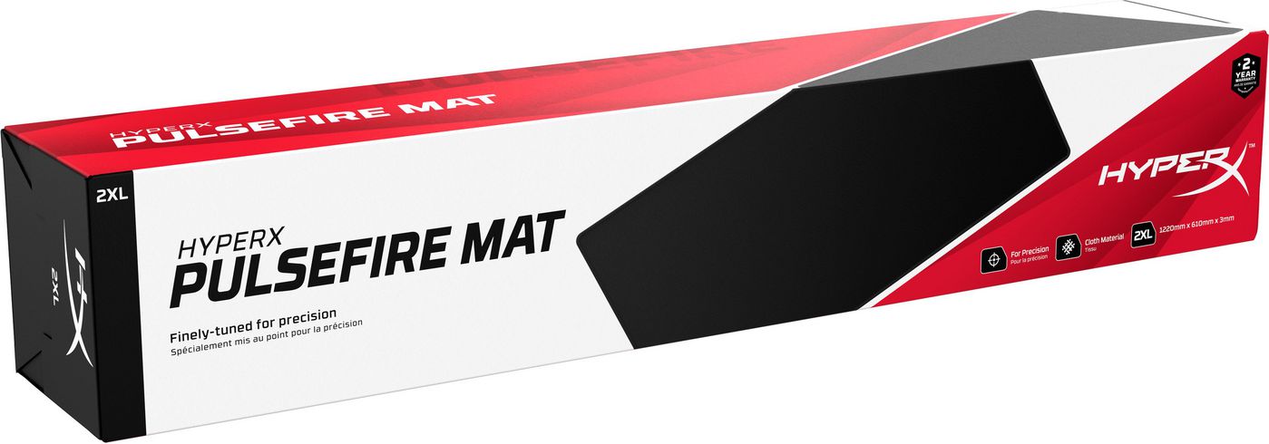 HyperX Pulsefire Mat – Gaming-Mauspad – 195 × 150 mm, Stoff, Schwarz
