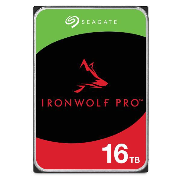 Seagate IronWolf Pro – 16 TB, 3.5", SATA 6 Gb/s, 7200 U/min, 256 MB Cache – für NAS