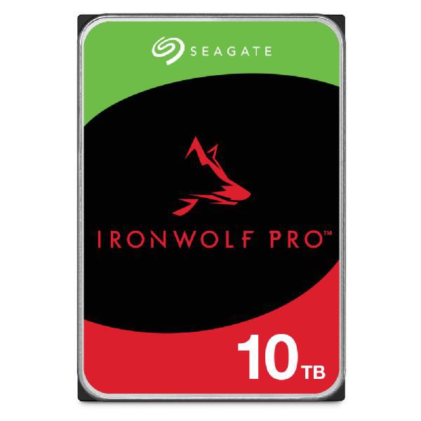 Seagate IronWolf Pro – 10 TB, 3.5" SATA III, 7200 U/min, 256 MB Cache