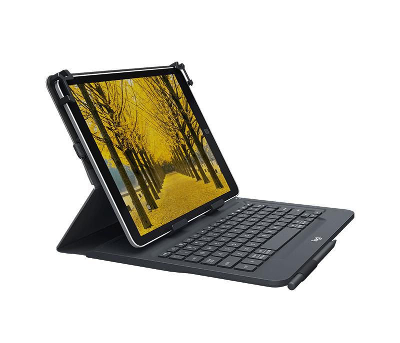 Logitech Tastatur-Case für Tablets bis 10" – Bluetooth, QWERTZ (CH) – Schwarz