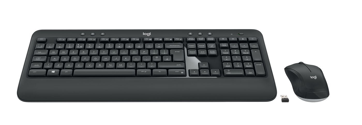 Logitech MK540 Advanced – Tastatur-Maus-Set – Membran – 2,4 GHz USB-A (Unifying) – QWERTZ – Schwarz/Weiss