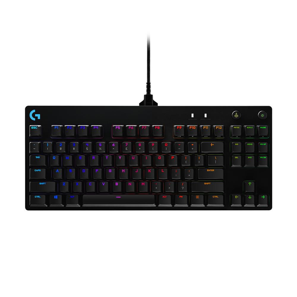 Logitech G Pro Mechanical – Gaming-Tastatur TKL – Mechanisch, RGB – Kabelgebunden, USB – QWERTZ (DE) – Schwarz