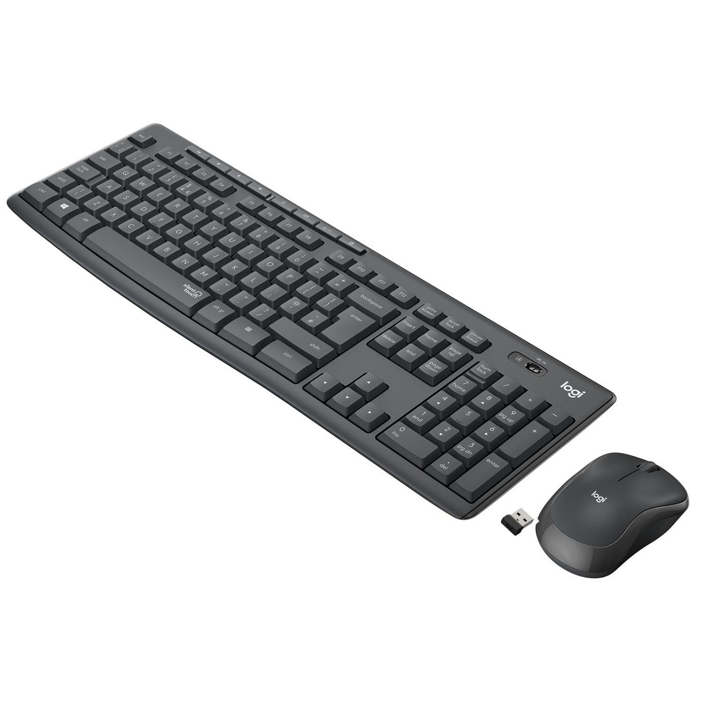 Logitech MK295 – Tastatur, kabellos (2,4 GHz), IT-Layout (IT) – für Windows & ChromeOS