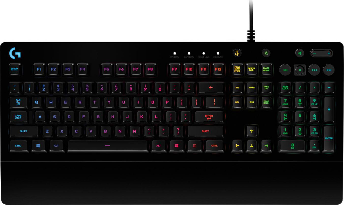 Logitech G G213 Prodigy – Gaming-Tastatur – Mechanisch – Kabelgebunden – USB – RGB – Schwarz