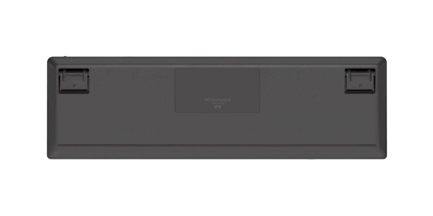 Logitech MX Mechanical – Tastatur, kabellos (Bluetooth), mechanisch, einfarbige Beleuchtung, Grau