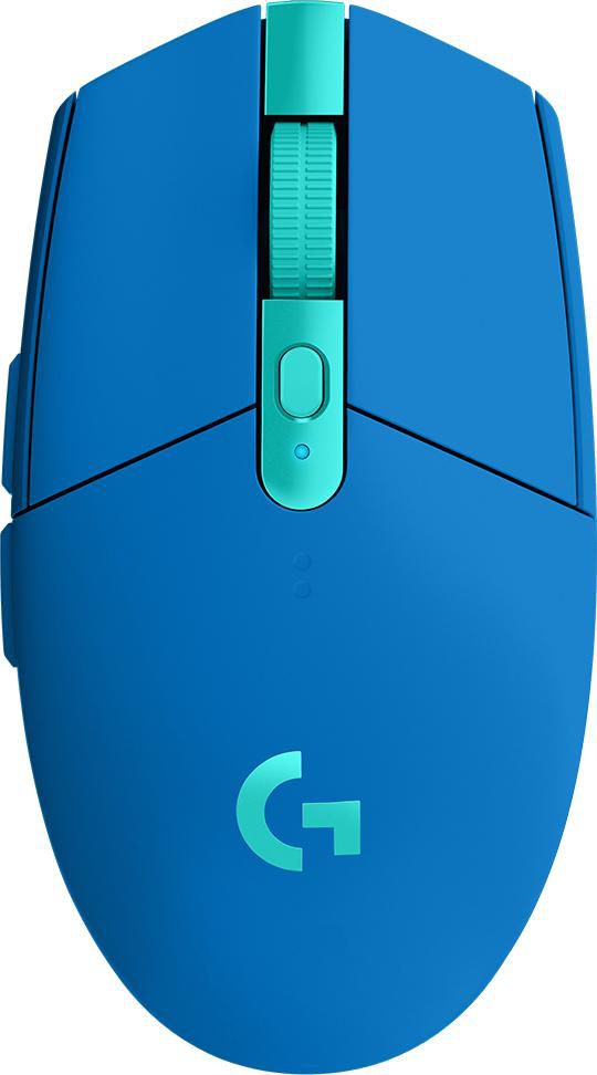 Logitech G G305 – Gaming-Maus – Kabellos (Bluetooth/2,4 GHz), 12000 DPI, Rechts, Blau