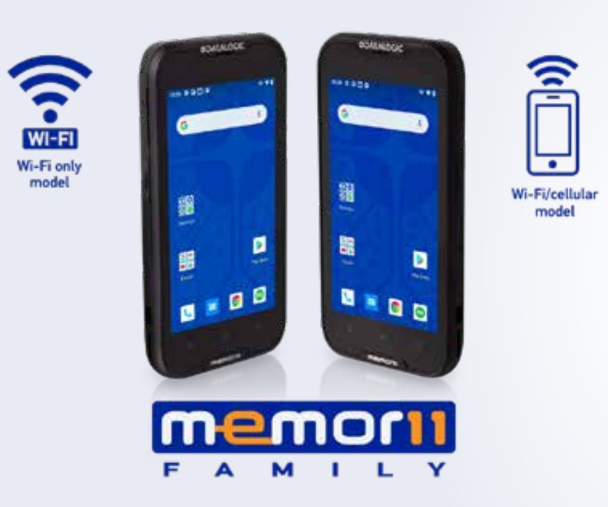 Datalogic Memor 11 – 5,0", 4/32 GB, 4G/WLAN, 2D, IP65, Android 11