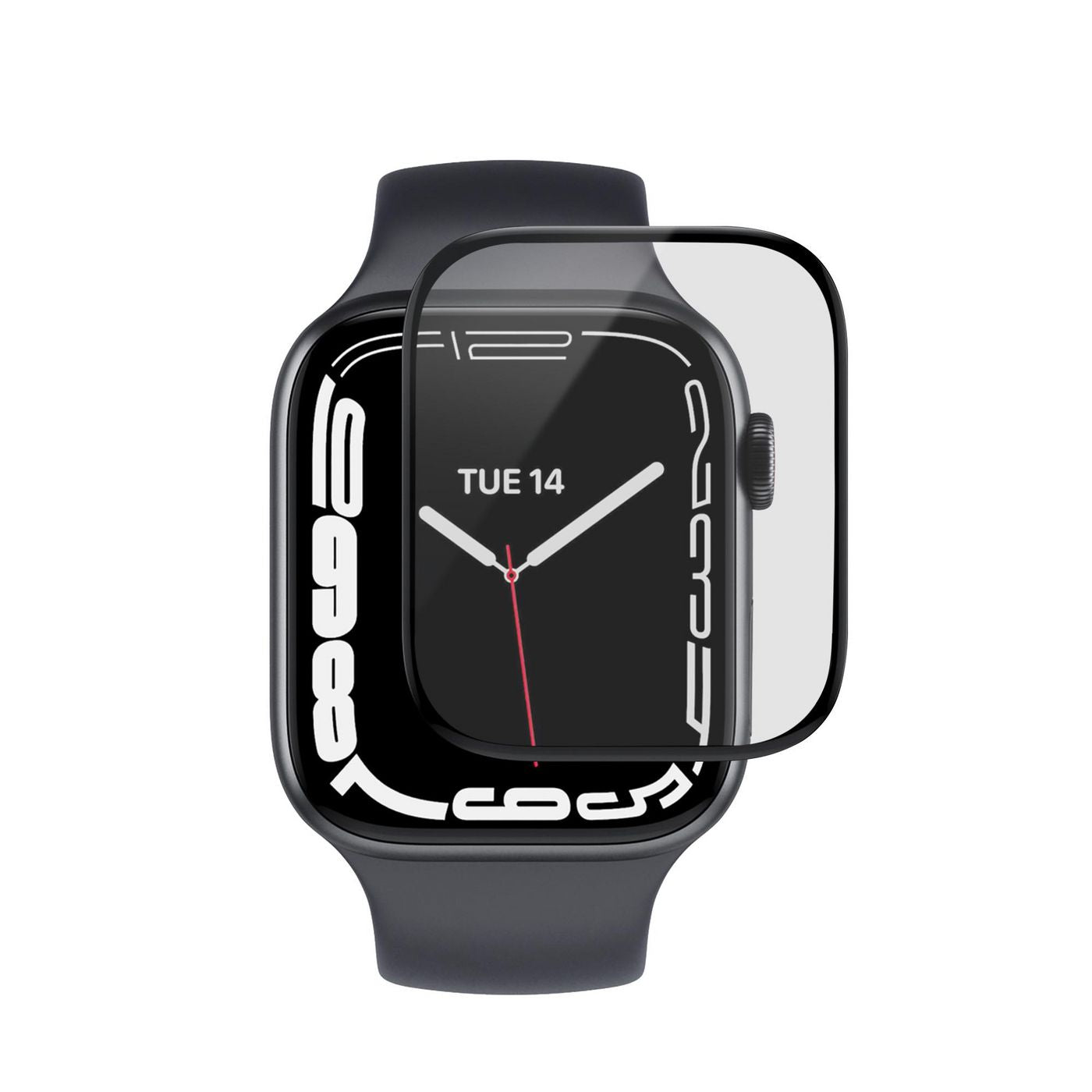 eSTUFF Displayschutz (Panzerglas) – für Apple Watch Series 7/8 41 mm
