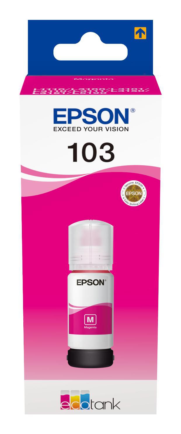 Epson Tintenpatrone 103 EcoTank, Magenta – für EcoTank