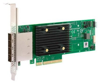 Lenovo 4Y37A09724 PCIe Mini-SAS Karte – 12 Gbit/s, PCIe 4.0, Niedriges Profil – für Server – Mehrfarbig