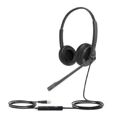 Yealink UH34 Lite Office-Headset – On-Ear, Stereo, Kabel, Schwarz