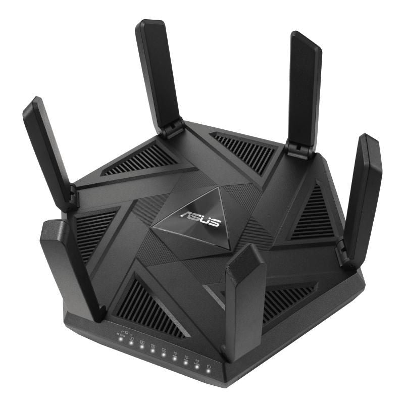 ASUS RT-AXE7800 Tischrouter – Wi-Fi 6E, Ethernet – Netzstrom 110–240 V