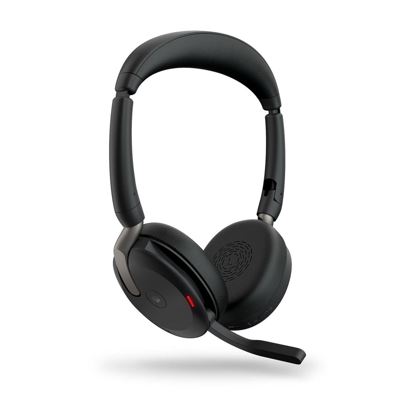 Jabra Evolve2 65 Flex Office-Headset – On-Ear, Kabel + BT, ANC, MS Teams zertifiziert, Schwarz