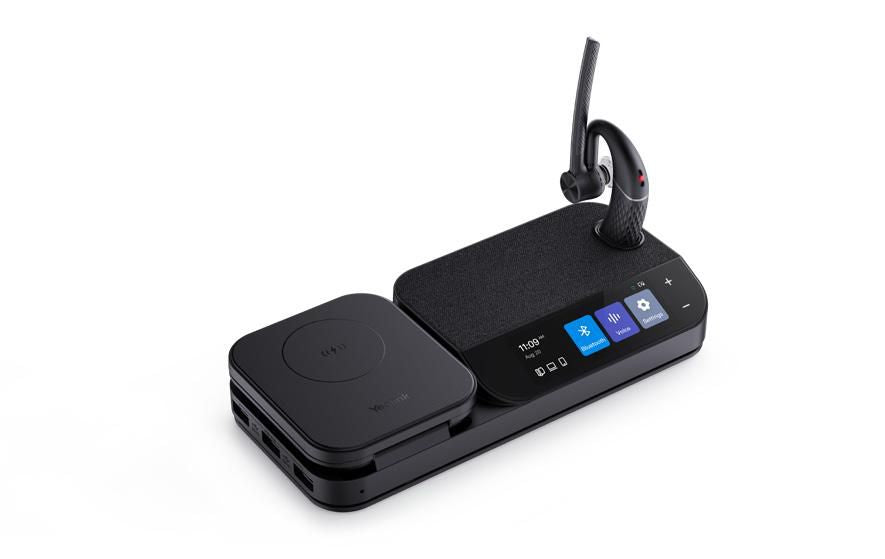 Yealink Bh71-Workstation – In-Ear Headset – Bluetooth, mit Ladestation – Schwarz – für Büro/Callcenter