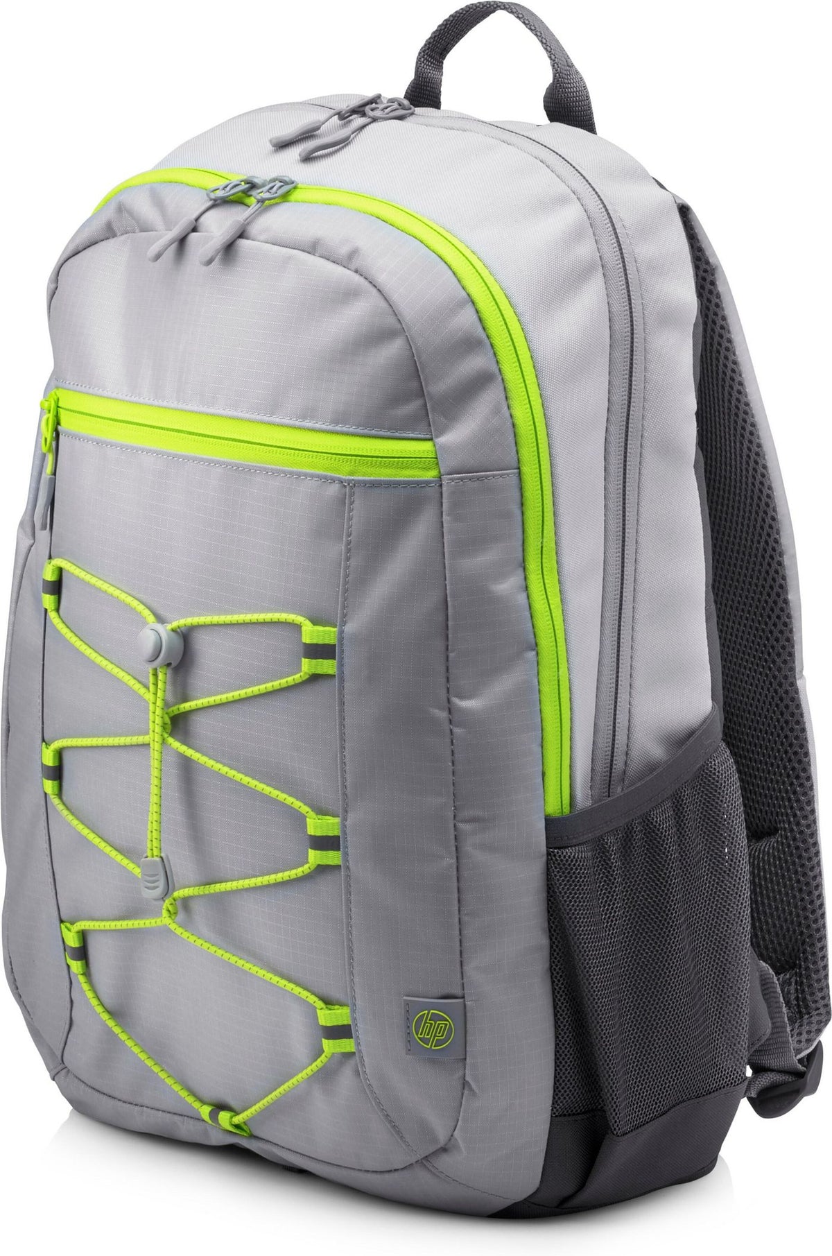 HP Notebook-Rucksack Active – für 15,6", 19,3 l, wasserfest – Grau/Neongelb, 300 × 460 × 140 mm