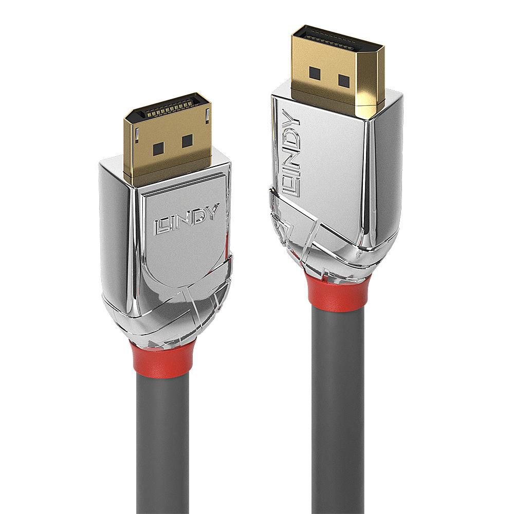 Lindy DisplayPort-zu-DisplayPort-Kabel – 5 m, grau, DP 1.2