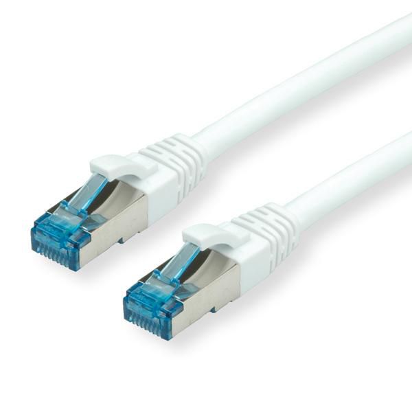 VALUE Patchkabel – Cat6A S/FTP (PiMF), 20 m, Weiss, LSZH, RJ-45