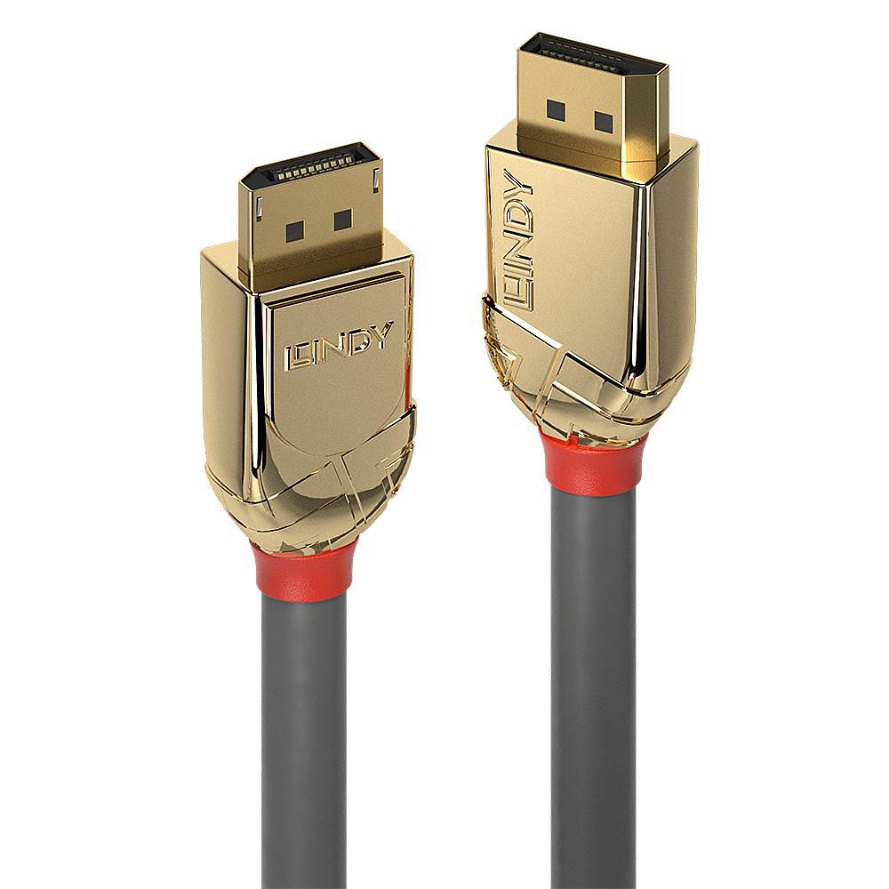 Lindy DisplayPort-zu-DisplayPort-Kabel – 3 m, grau