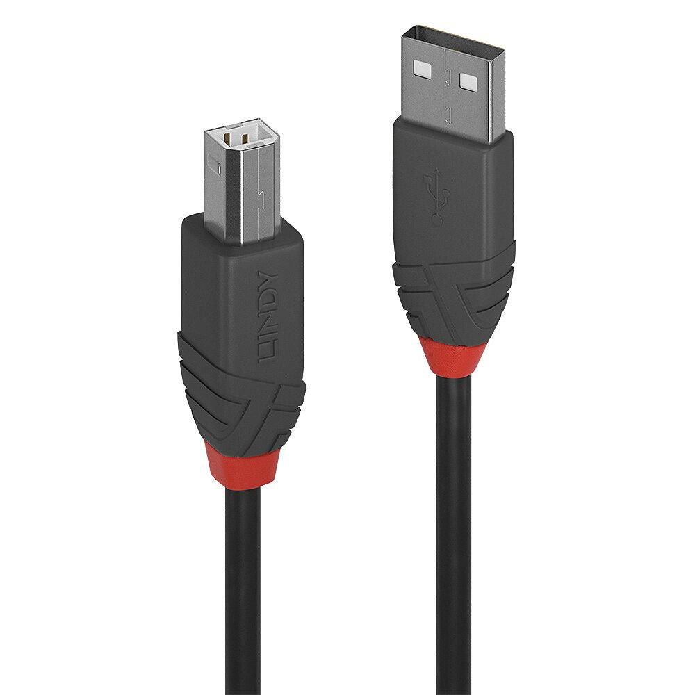 Lindy USB-Kabel, USB-A zu USB-B, 0,5 m, USB 2.0