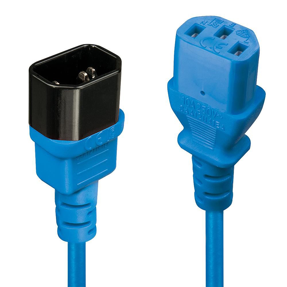 Lindy Netzkabel, 2 m, Blau