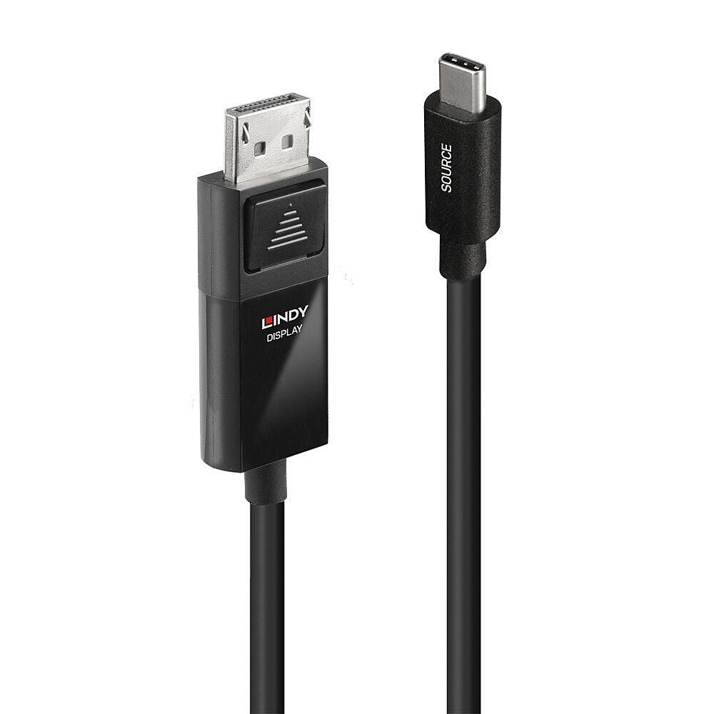 Lindy USB-C auf DisplayPort Kabel 4K 60 Hz – 2 m – HDR