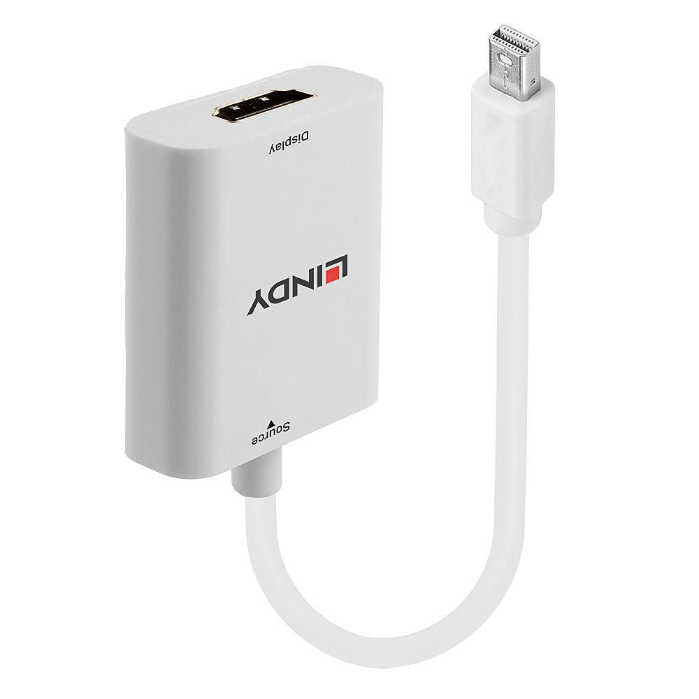 LINDY – DisplayPort (Stecker) auf HDMI (Buchse) Adapter, DP 1.2, 4K@60 Hz