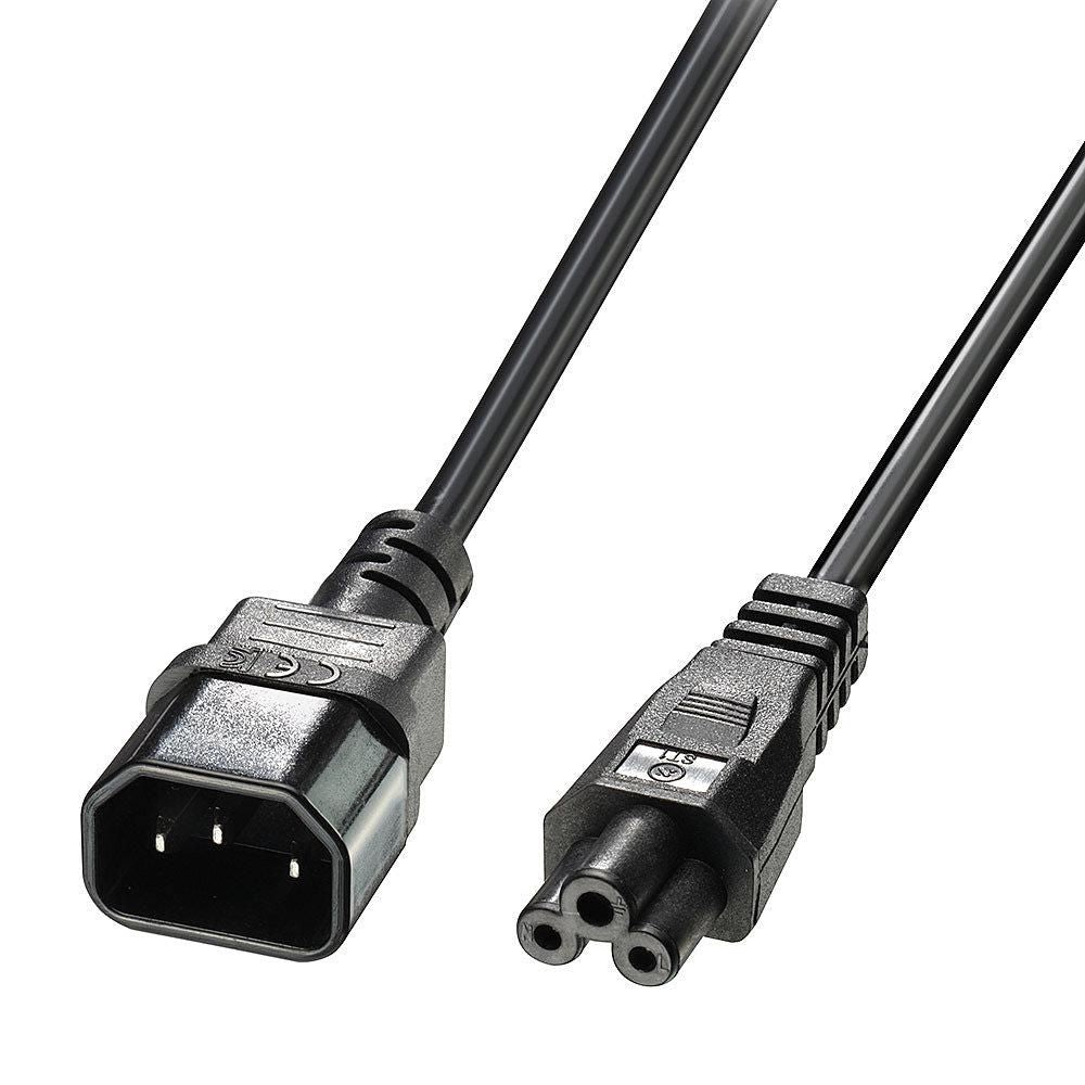 LINDY – Netzkabel, IEC C14 auf IEC C5, 2 m