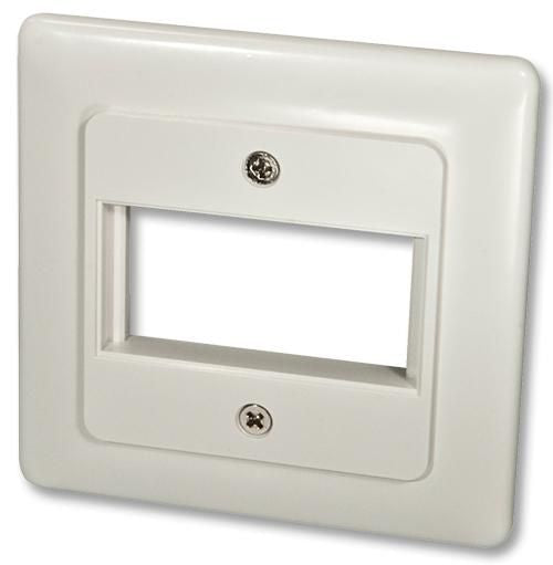 Lindy Wandbox für Snap-in-Modul, Kunststoff, 50×50 mm, weiss