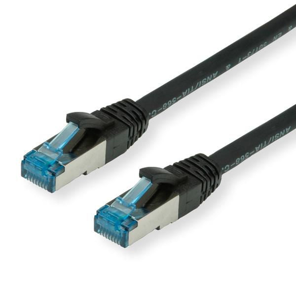 VALUE Patchkabel – Cat6A S/FTP (PiMF), 20 m, Schwarz, LSZH, RJ-45