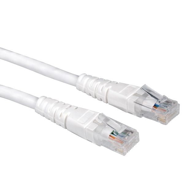 VALUE Patchkabel – Cat6 U/UTP, 10 m, weiss, RJ-45