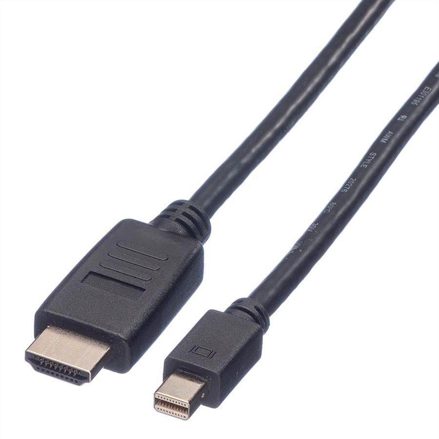 VALUE Mini-DisplayPort Kabel DP 1.1 1080p 60 Hz – 2 m