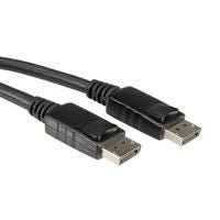 VALUE DisplayPort Kabel DP 1.2 4K 60 Hz – 5 m – für Monitor, TV, Beamer