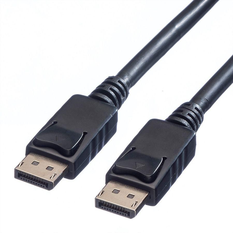 VALUE DisplayPort Kabel DP 1.2 4K 60 Hz – 1,5 m – für Monitor, TV, Beamer
