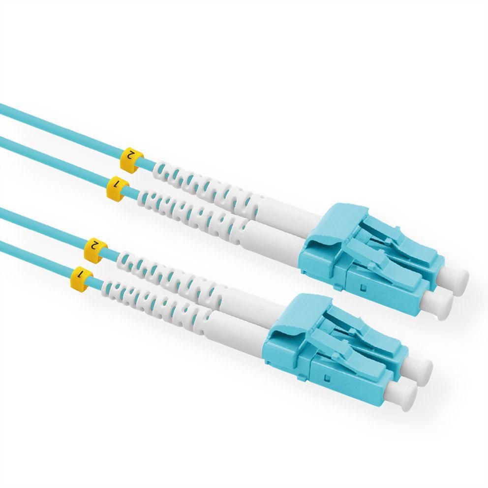 VALUE LWL-Patchkabel – LC–LC, Multi-Mode OM3, 3 m