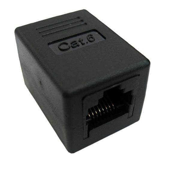 VALUE RJ-45-Kupplung – Kat.6, ungeschirmt, schwarz