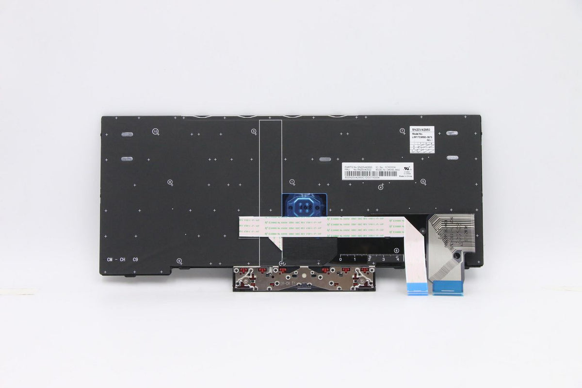 Lenovo 5N20V43362 – Notebook-Ersatztastatur – Beleuchtet – QWERTY (Nordisch) – Schwarz – für ThinkPad X13 Gen 1