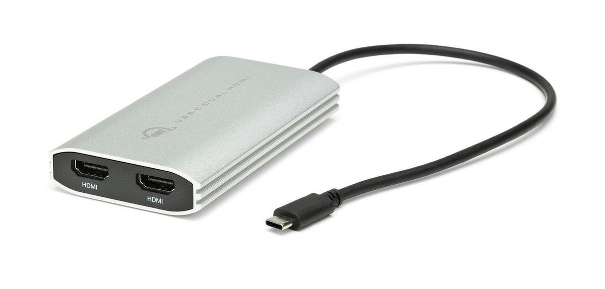 OWC CADPDL2HDMI Kabel USB-C zu 2× HDMI – 4K (3840 × 2160) @ 60 Hz, 0,26 m, HDMI 2.0, für Windows/Mac/Android