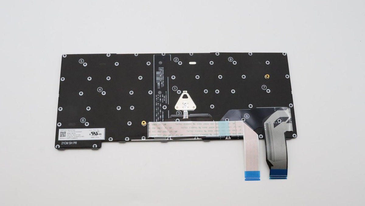 Lenovo Notebook-Ersatztastatur – QWERTZ (DE) – beleuchtet – schwarz – für ThinkPad X13 Gen 3