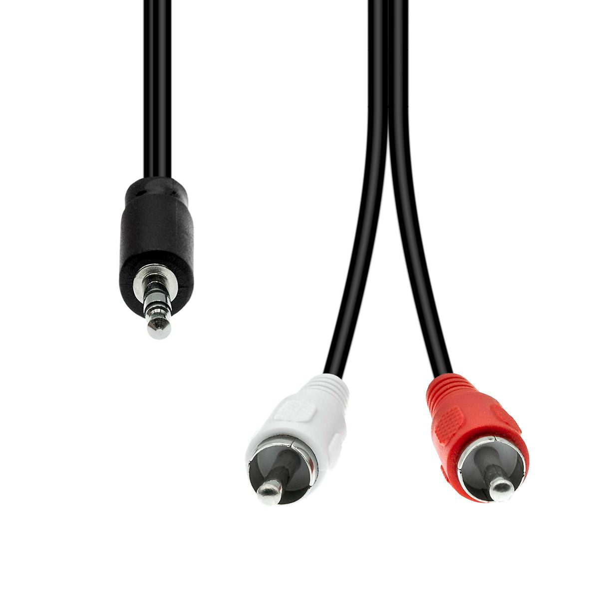 Proxtend XLR-auf-Klinke-Kabel – XLR (3-pol) Stecker – 2× Cinch Stecker – 0,5 m