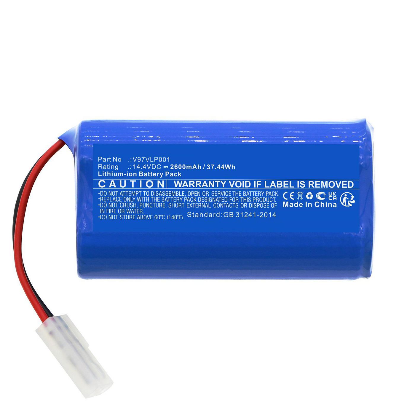 CoreParts Akku 37,44 Wh – für Panasonic Saugroboter