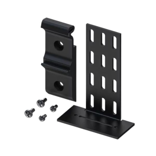 Teltonika DIN-Schienen-Montagekit – PR5MEC23, 35 mm Hutschiene, ABS/Stahl, Schwarz, 90×70×25 mm