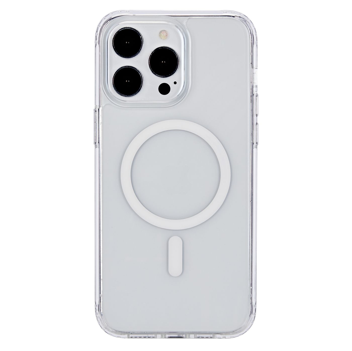 eSTUFF BERLIN Backcover – für Apple iPhone 15 Pro, MagSafe, TPU, Transparent, stossfest