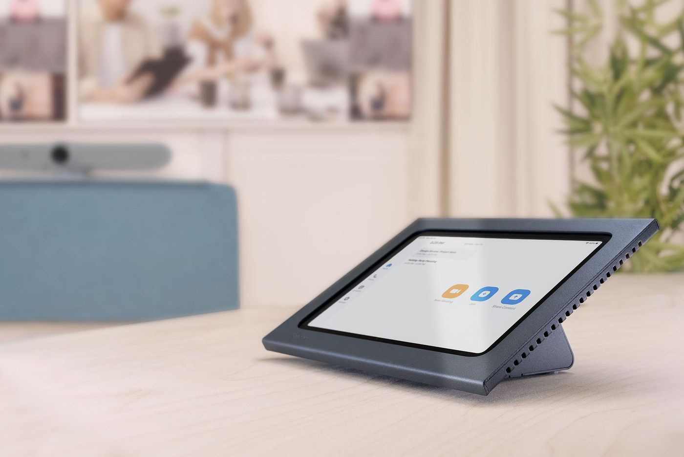 Heckler Design Zoom Rooms Konsole für iPad – Touchpanel – Grau, für iPad 10. Generation