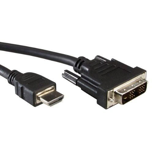VALUE DVI-D auf HDMI Kabel 1080p 60 Hz – 3 m – verriegelbar – für Monitore, TV, Beamer
