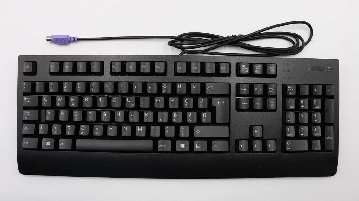 Lenovo Tastatur – kabelgebunden, PS/2 – QWERTY (HU)