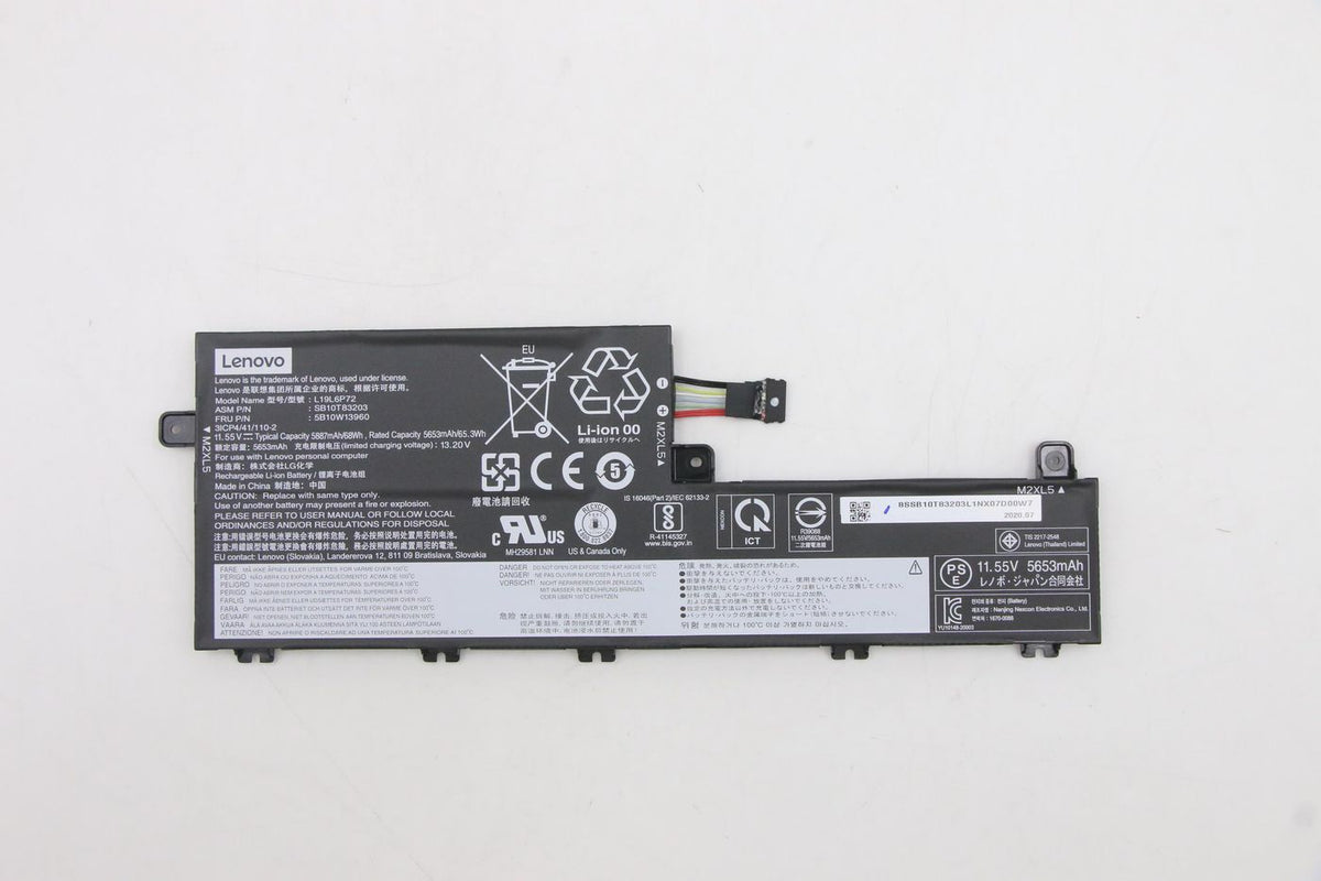 Lenovo Notebook-Akku – für Lenovo Notebooks – 68 Wh