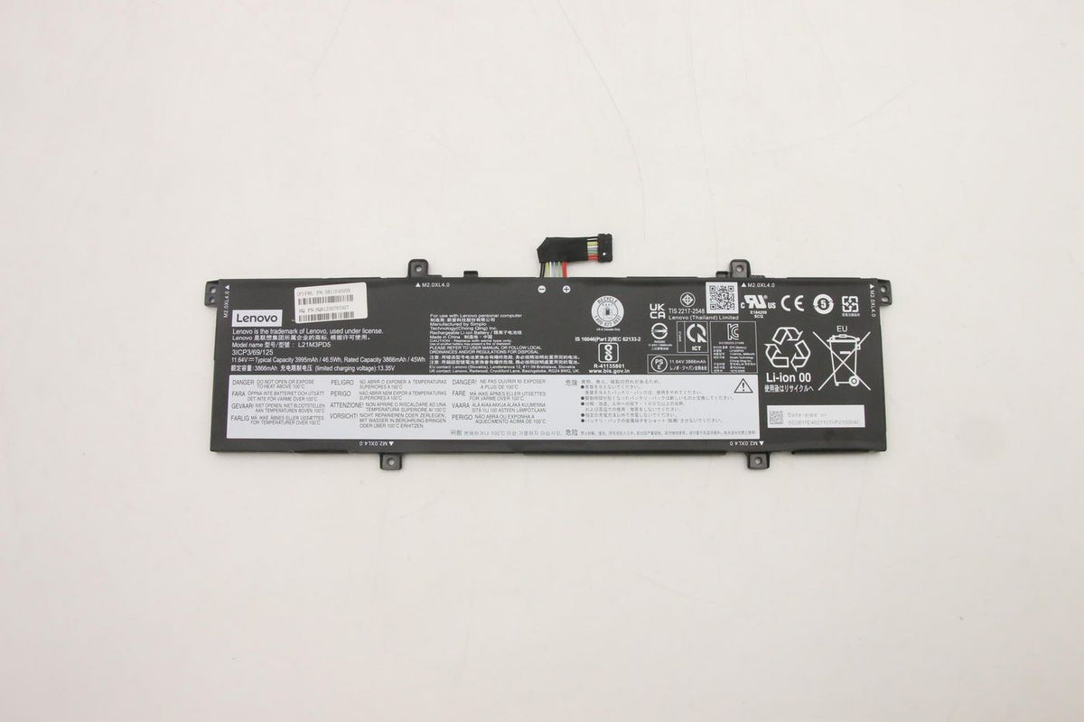 Lenovo L21M3PD5 Notebook-Akku – für Lenovo-Notebooks (FRU L21M3PD5) – 46,5 Wh, 11,64 V